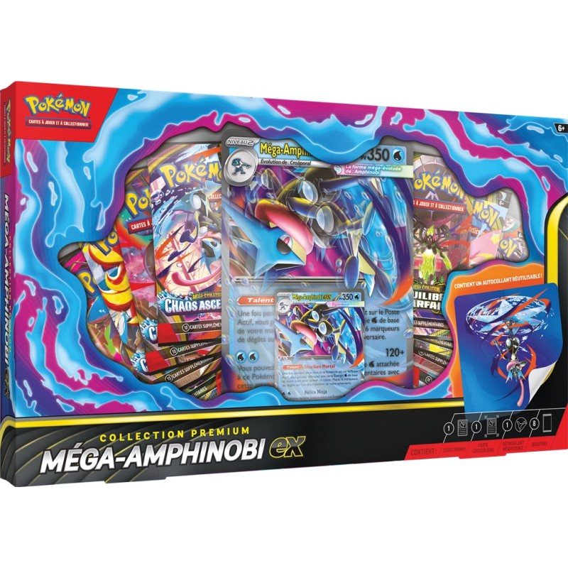 Coffret Premium Pokémon — Méga-Amphinobi-ex — FR