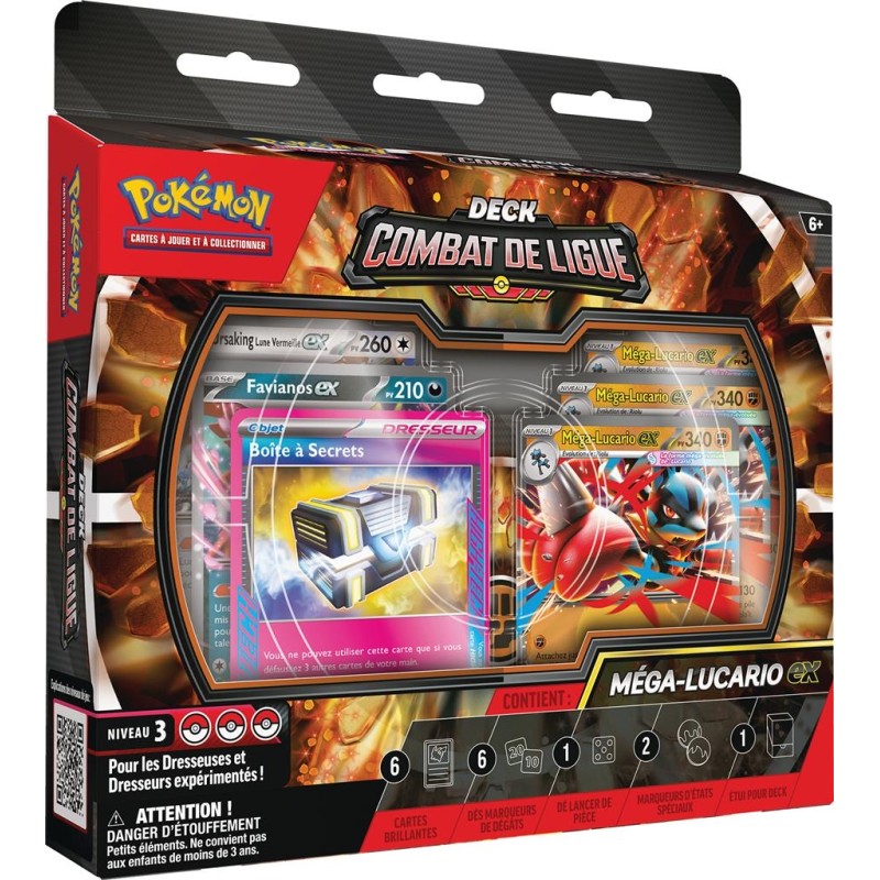 Deck Combat de Ligue Pokémon — Méga-Lucario-ex — FR