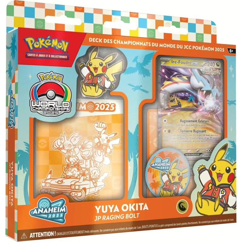 Deck Championnats du Monde Pokémon 2025 — Yuya Okita — Ire-Foudre-ex — FR