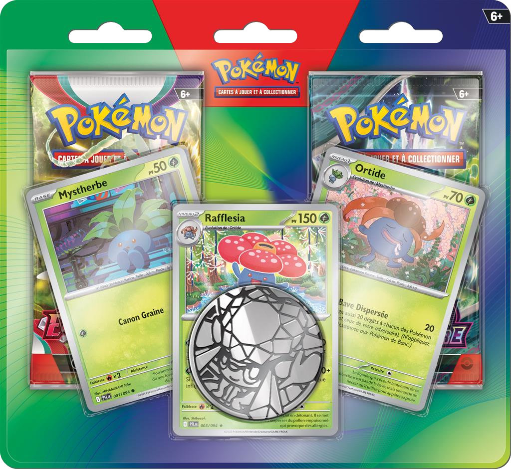 Duopack Pokémon — Mystherbe, Ortide et Rafflésia — FR