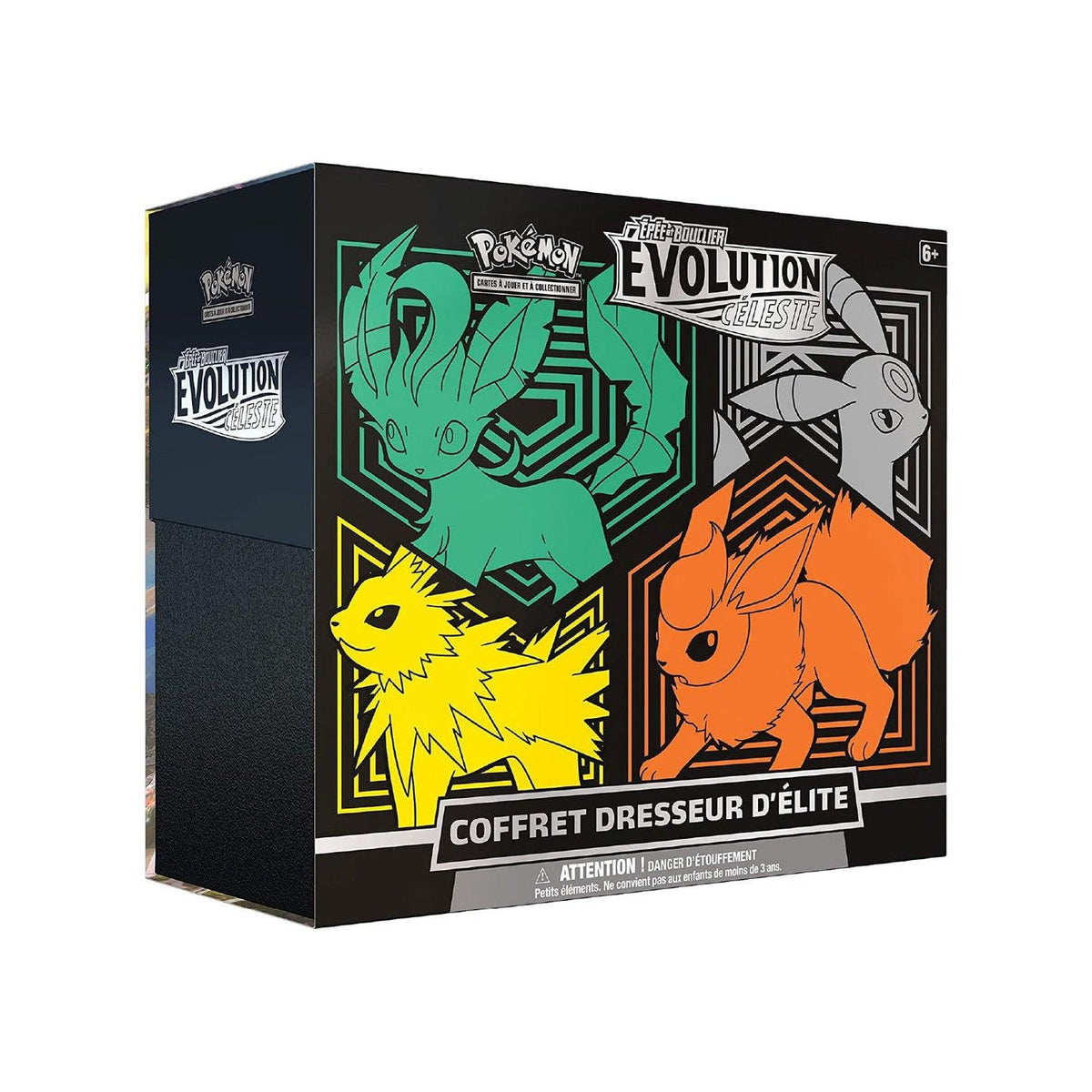 ETB Pokémon Évolution Céleste en français — Phyllali, Noctali, Voltali et Pyroli
