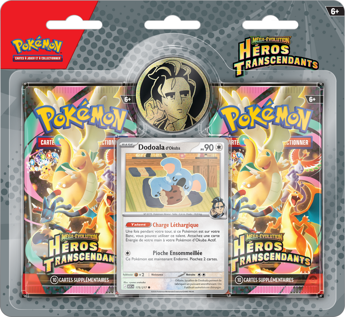 Duopack Dodoala d’Okuba Pokémon « Héros Transcendants » — FR