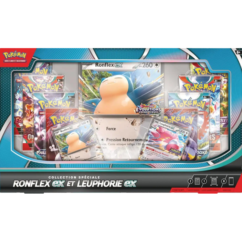 Coffret Collection Spéciale Pokémon — Ronflex-ex et Leuphorie-ex — FR